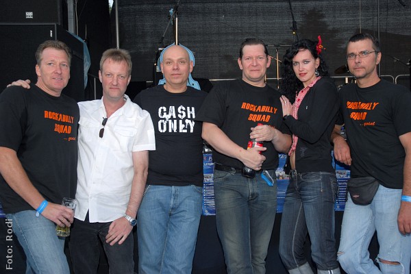 Rockabilly Squad und Dirk Wenzel von den Quinns, Foto: Rodi_9821_600x400