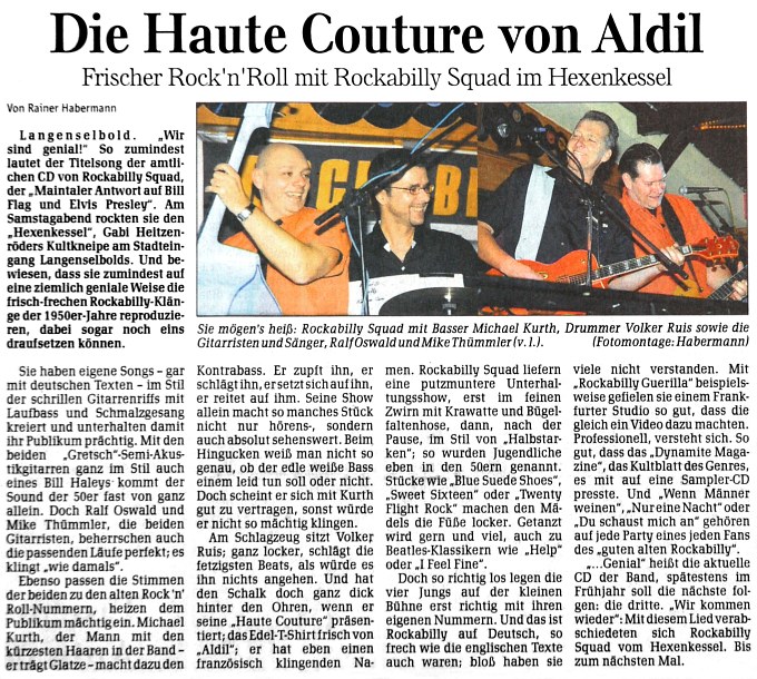 Neue Gelnhäuser Zeitung vom 26. Okt. 2010